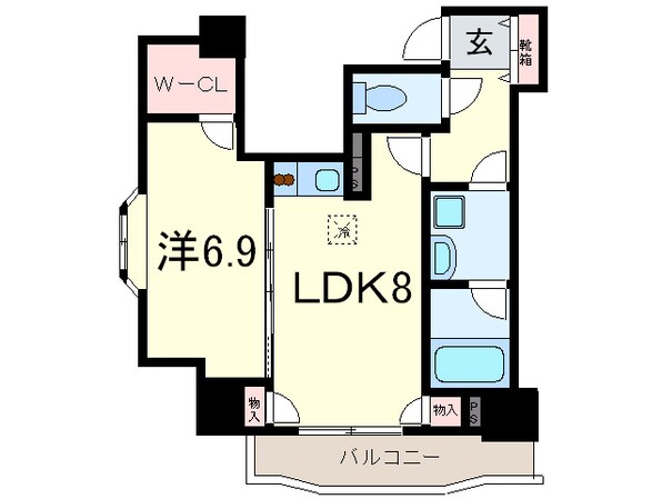 アルブル高輪の物件間取画像